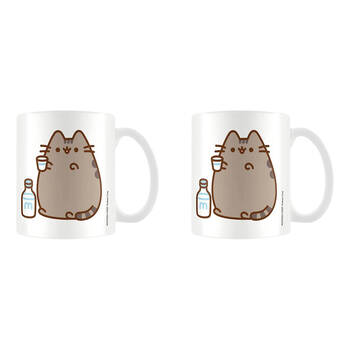 2PK Pusheen Yum Cartoon Cat Coffee Mug 36.3x9.5x11cm White