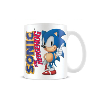  Sonic The Hedgehog Themed White Coffee Mug Drinking Cup 300ml