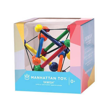 Manhattan Wooden Classic Skwish 15.2cm Baby/Toddler Activity Toy Boxed 0m+
