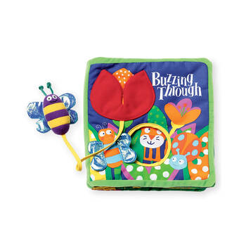 Manhattan Buzzing Through Fabric Book 21cm Baby/Toddler Activity Toy 6m+