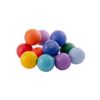 Manhattan Colourful Classic Wooden Baby Beads 13.3cm Sensory Toy 3m+