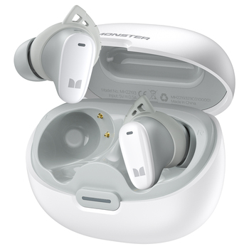 Monster N-Lite 206 Wireless Noise Cancelling Earphones - White