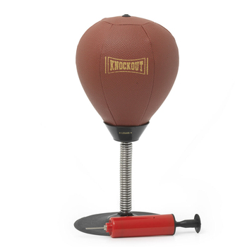 Knockout Tabletop Punching Bag/Ball w/ Air Pump 18cm