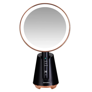 Homedics Radiance LED Magnifying Beauty Mirror w/ Bluetooth Speaker