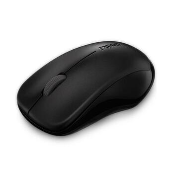 Rapoo 1620 Wireless 2.4GHz Entry Level Optical Mouse - Black