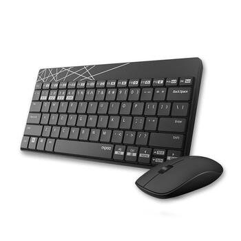 Rapoo 8000M Wireless/2.4GHz Bluetooth Keyboard & Mouse Combo