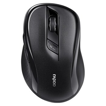 Rapoo M500 Wireless/2.4GHz Bluetooth Optical Mouse - Black