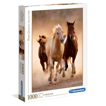 1000pc Clementoni High Quality Collection Running Horses Puzzle