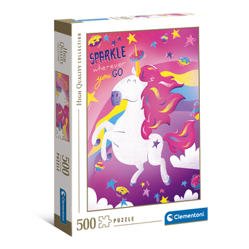500pc Clementoni High Quality Collection Unicorn Puzzle