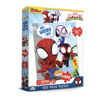 100pc Crown Spidey and His Amazing Friends Puzzle 3yrs+ 28x38cm