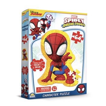 64pc Crown Spidey and His Amazing Friends Character Puzzle 28x38cm 3yrs+