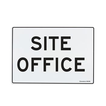 Site Office Sign 450x300x1mm Polypropylene