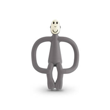 Matchstick Monkey Teething Toy and Gel Applicator - Grey