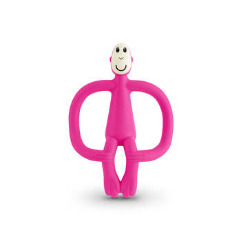 Matchstick Monkey Teething Toy and Gel Applicator - Pink