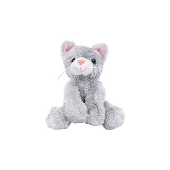 Mary Meyer Catsy Kitty Cat Plush Toy Stuffed Animal 10x15cm - Grey