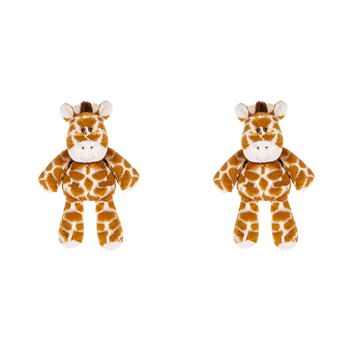 2PK Mary Meyer Marshmallow Animal Giraffe 33cm Soft Plush Toy Kids 0+ Brown
