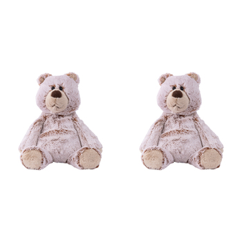 2PK Mary Meyer Marshmallow Animal Teddy 33cm Soft Plush Toy Kids 0+ Pink