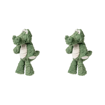 2PK Mary Meyer Marshmallow Animal Gator 33cm Soft Plush Toy Kids 0+ Green