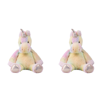 2PK Mary Meyer Marshmallow Animal Fro-Yo Unicorn 23cm Soft Plush Toy Kids 0+