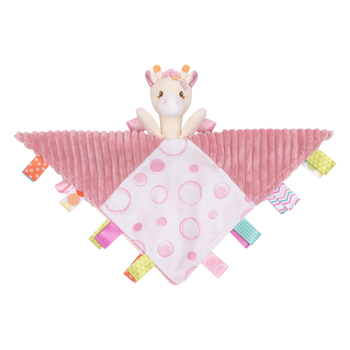 Mary Meyer Taggies Giraffe Character Blanket 33x33cm Kids 0+ Pink