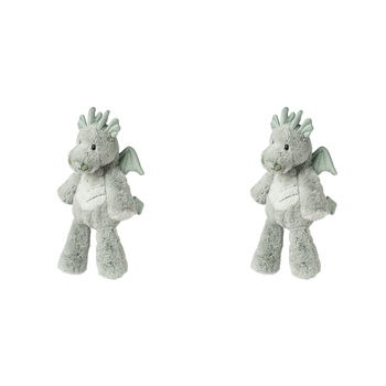 2PK Mary Meyer Marshmallow Animal Dragon 23cm Soft Plush Toy Kids 0+ Green