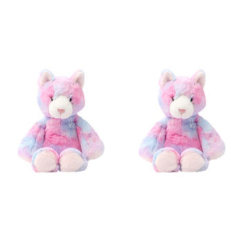 2PK Mary Meyer Marshmallow Animal Kitty 33cm Soft Plush Toy Kids 0+