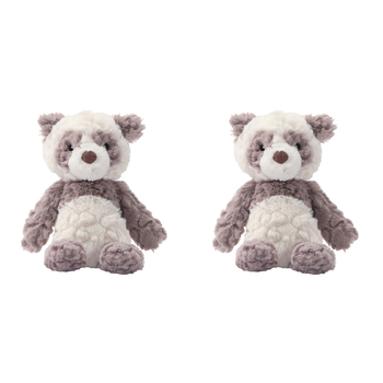2PK Mary Meyer Nursery Panda 28cm Soft Plush Toy Kids 0+ Grey