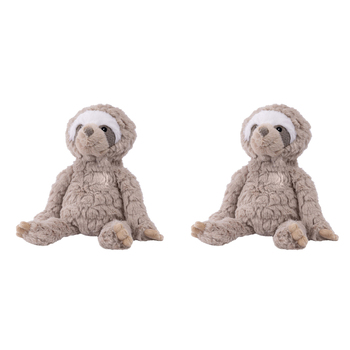 2PK Mary Meyer Nursery Sloth 28cm Soft Plush Toy Kids 0+ Grey