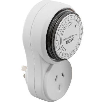 24HR Analogue Mains  Timer 24Hrs 240V