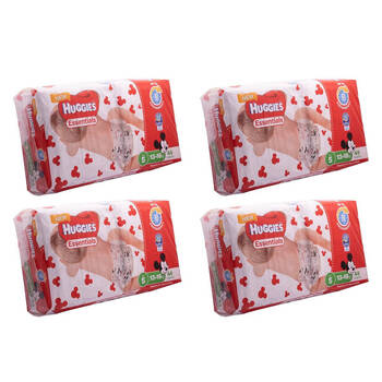 4x 44pc Huggies Essentials Mickey Walker Absorbent Size 5