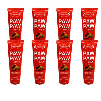 8PK SwissCare Paw Moisturising Balm w/ Vitamin E, Rosehip & Olive Oil 25g