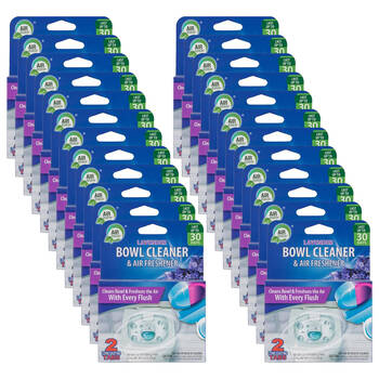 24x 2pc Air Fusion Toilet Bowl Cleaner & Air Freshener - Lavender