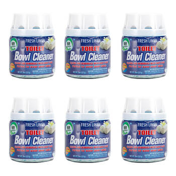 6PK Air Fusion Toilet Bowl Cleaner Odour Eliminator 227g - Fresh Linen
