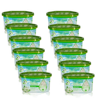 12PK Air Fusion Moisture Absorber Odour Eliminator 189g - Jasmine