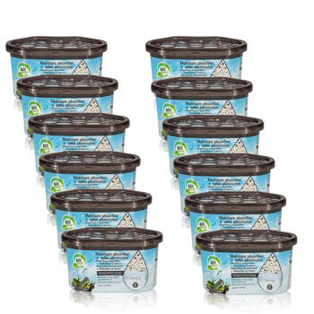 12PK Air Fusion Moisture Absorber Odour Eliminator 189g - Bamboo