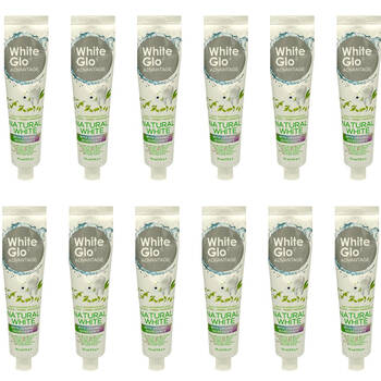 12PK White Glo Advantage Natural Organic Whitening Dental Care Toothpaste 113g