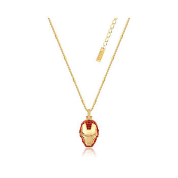 Couture Kingdom Marvel Iron Man Crystal Necklace - Gold