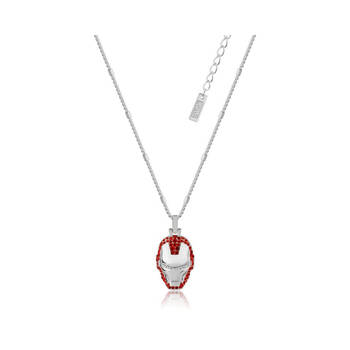 Couture Kingdom Marvel Iron Man Crystal Necklace - Silver