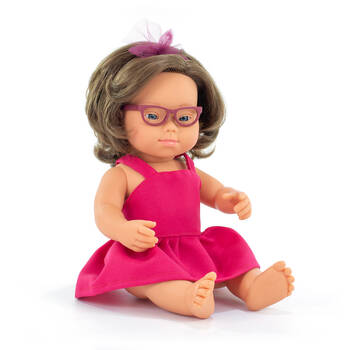 Miniland MF&M Baby Doll Girl w/ Down Syndrome 38cm Kids Toy 10m+