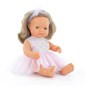 Miniland MF&M Baby Doll Blonde Girl 38cm Kids Toy 10m+