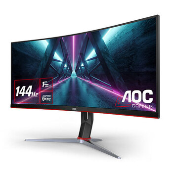 AOC 34' Curved 3440 x 1440 21:9 1ms HDR Ultra Fast 144Hz Gaming Monitor
