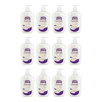 12PK Bathox Goats Milk Handwash Pump 600ml Nourishing Liquid Hand Care