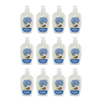 12PK Bathox Handwash Pump Coconut 600ml Hand Cleaning Care