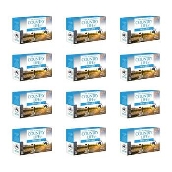 12PK Country Life Cleansing & Moisturising Fresh Linen Family Bar Soap 100g
