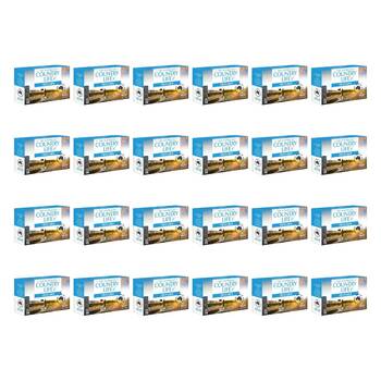 24PK Country Life Cleansing & Moisturising Fresh Linen Family Bar Soap 100g