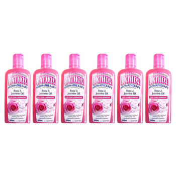 8PK Bathox Bath Foam Shower Gel Rose & Jasmine Oil 500ml For Dry Skin