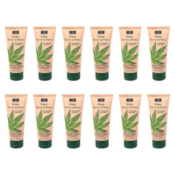 12PK XBC Natural Organic Hemp Hand & Nail Lotion For Silky Smooth Skin 100ml