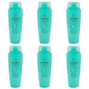 6PK XHC Hyaluronic Hydrating Locking Shampoo For Dry Hair 400ml