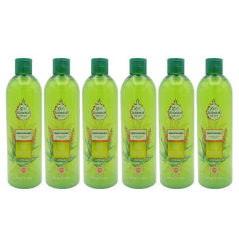 6PK XHC Botanical Aloe Vera Moisturising Vegan Shampoo 400ml Hair Care