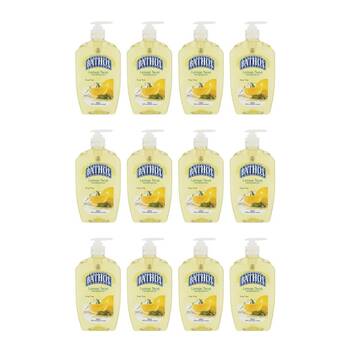 12PK Bathox Antibacterial Handwash Pump Lemon Twist 600ml Hand Care